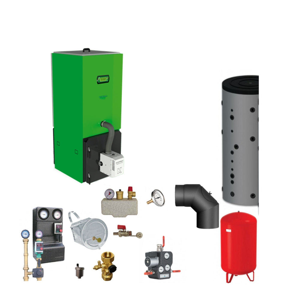 Kostrzewa Mini Bio Luxury 20kW Pelletkessel Komplettset 3
