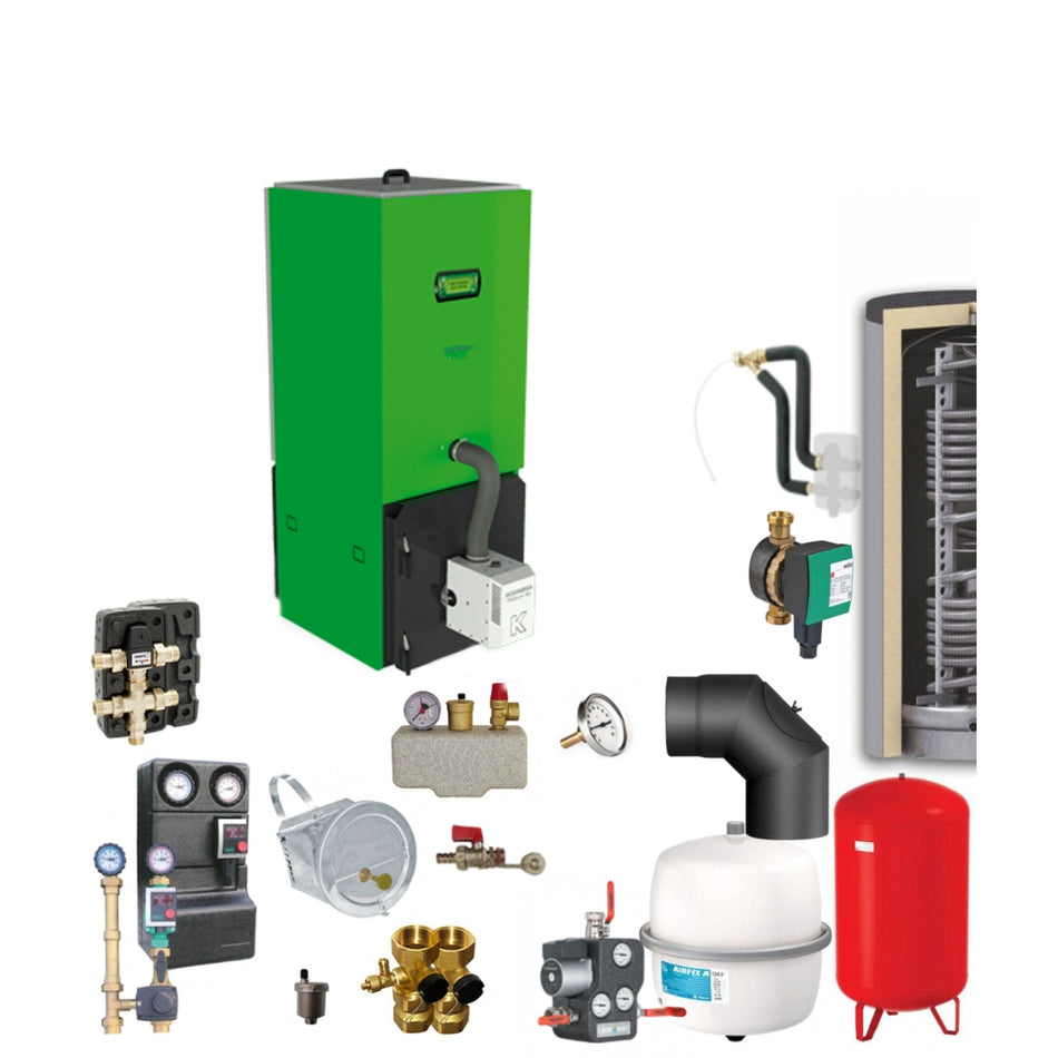 Kostrzewa Mini Bio Luxury 20kW Pelletkessel Komplettset 5