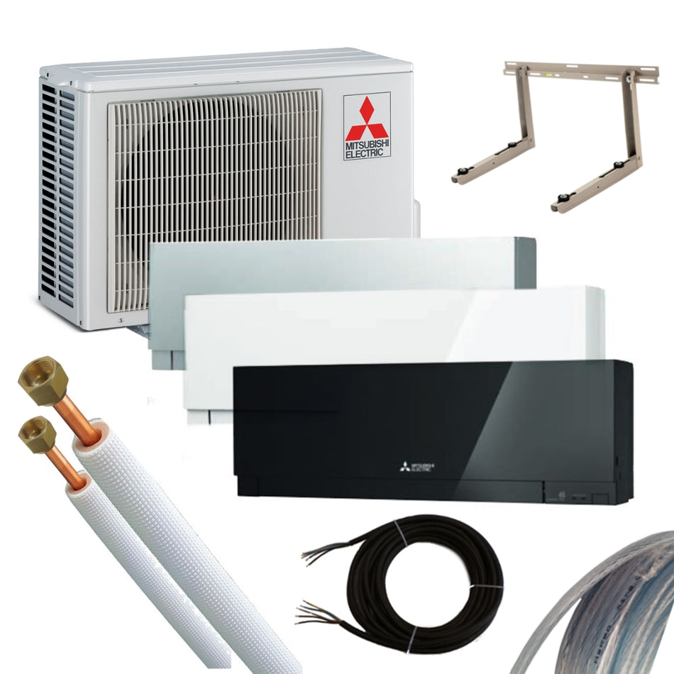Mitsubishi | Klimaanlage | MUZ-EF25VE + MSZ-EF25VE | inkl. 6m Kältemittelleitung | Monosplit | R 410 A