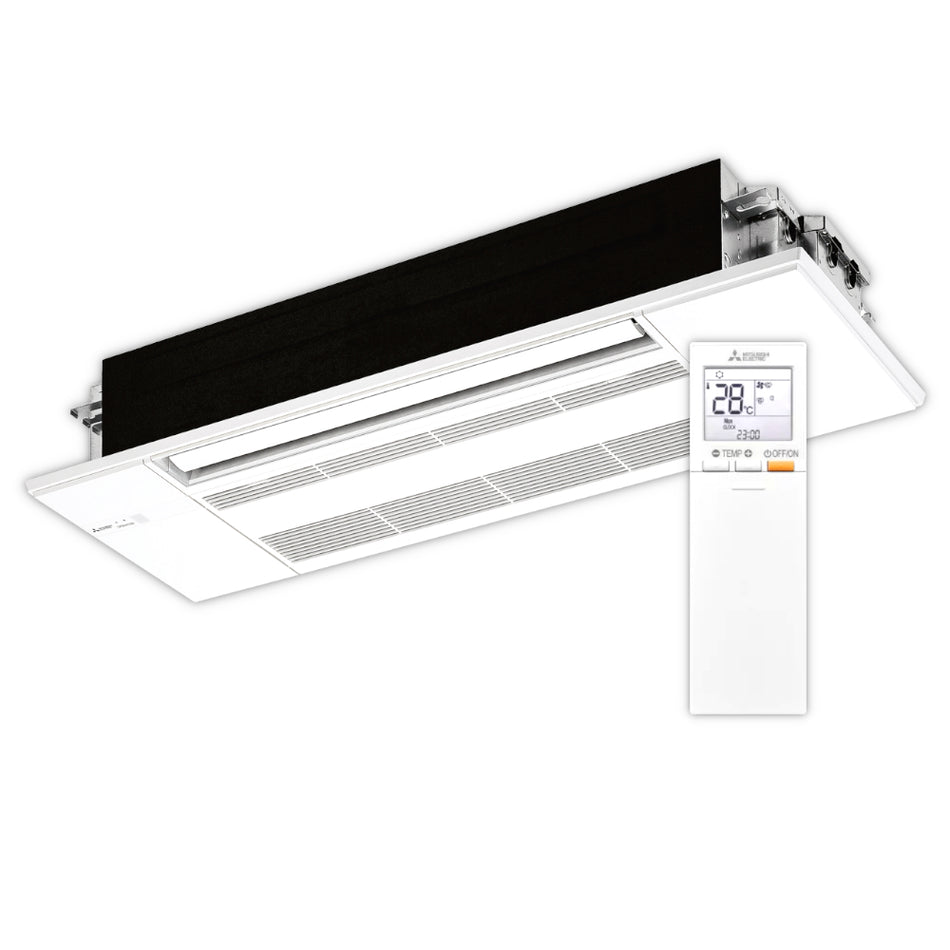 Mitsubishi 1-Wege-Deckenkassette MLZ-KP35VG + Blende | 3,5 kW | Klimaworld.com