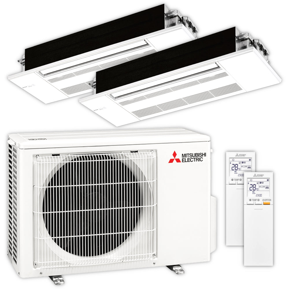 Mitsubishi Multisplit Klimaanlage Decke | MLZ-KP | 2,5 kW + 3,5 kW | Klimaworld.com