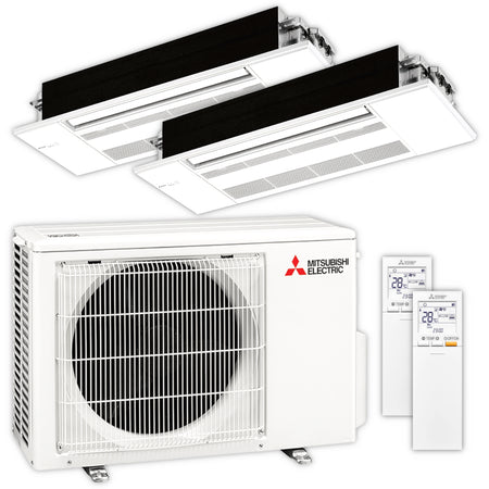 Mitsubishi Multisplit Klimaanlage Decke | MLZ-KP | 2,5 kW + 3,5 kW | Klimaworld.com
