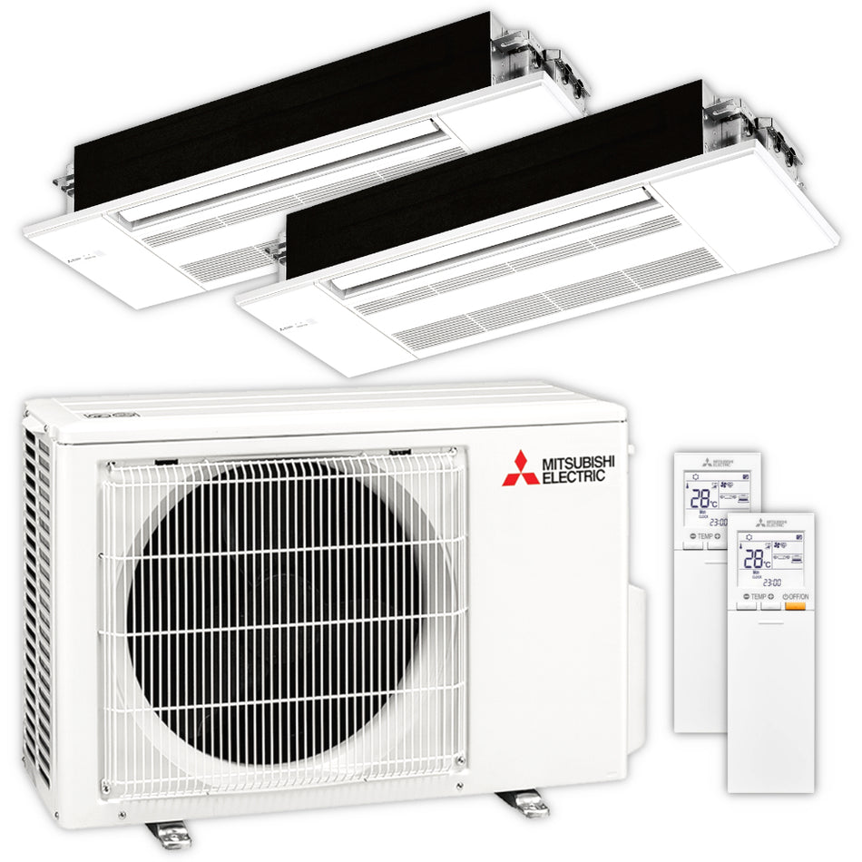 Mitsubishi Multisplit Klimaanlage Decke | MLZ-KP | 2,5 kW + 3,5 kW | Klimaworld.com