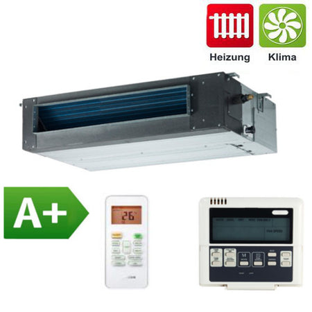 Kanalgerät Duct Multisplit DC Inverter Midea Innengerät 2kW 