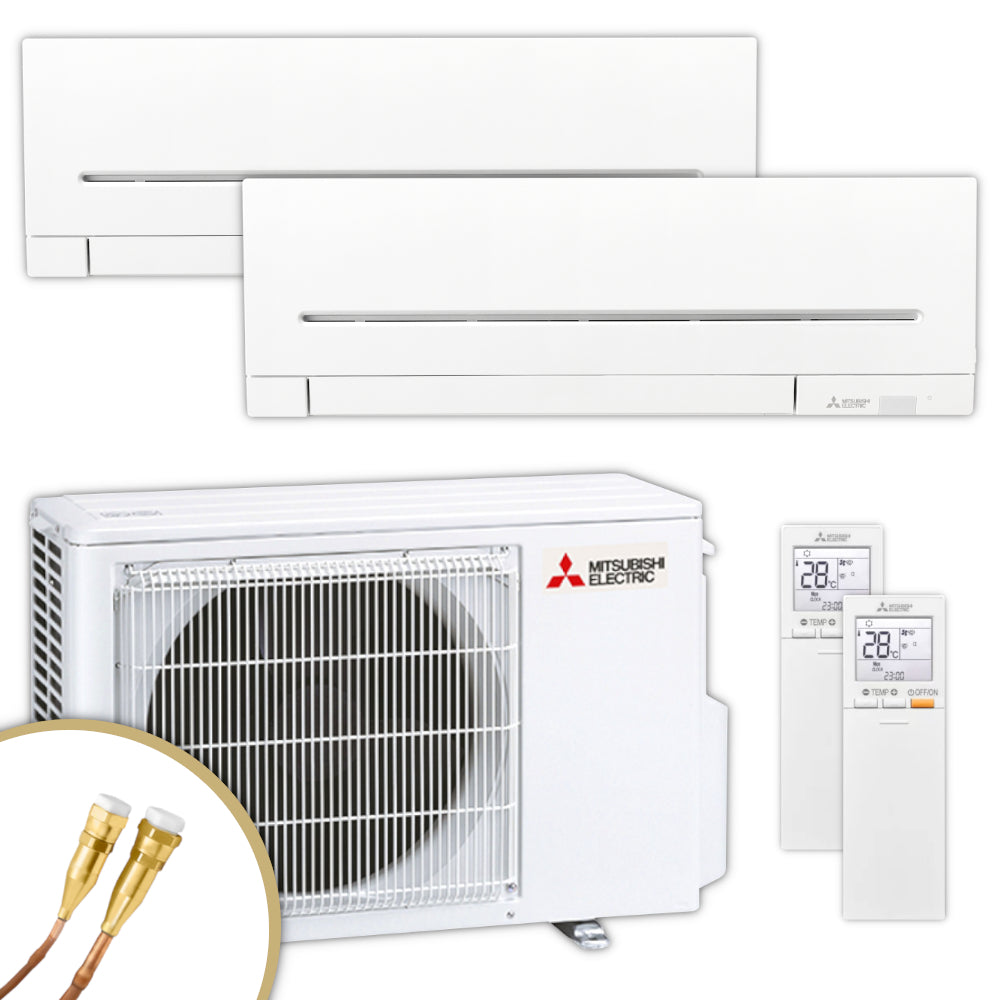 MITSUBISHI | Klima-Set MXZ/MSZ-AP | 2,5 kW + 3,5 kW | Quick-Connect