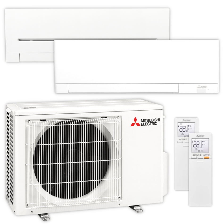 Mitsubishi Multisplit Klimaanlage Set | MSZ-AY/AP | 2,5 kW + 4,2 kW | klimaworld.com