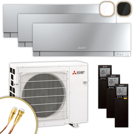 MITSUBISHI | Klima-Set MXZ/MSZ-EF | 3× 2,5 kW | Quick-Connect