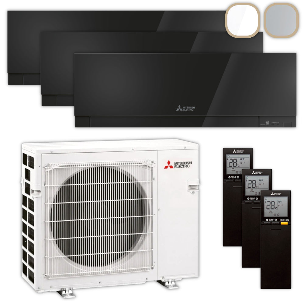 MITSUBISHI | Klima-Set MXZ/MSZ-EF | 2× 2,5 kW + 3,5 kW