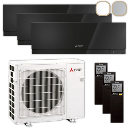 MITSUBISHI | Klima-Set MXZ/MSZ-EF | 2× 2,5 kW + 3,5 kW
