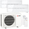 Mitsubishi Multisplit Klimaanlage Set | MSZ-LN | 2x 2,5 kW | Natural White