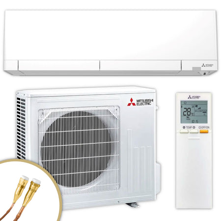 Mitsubishi Split Klimaanlage Set MSZ-RW Hyper Heating | 2,5 kW | Quick-Connect 