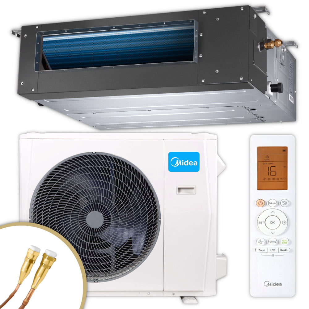 MIDEA Kanalklimageräte-Set MTJ-36HWFNX(GA) | 10,5 kW | Quick-Connect | Klimaworld.com