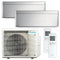 DAIKIN Multisplit Klimaanlage | Stylish | silber | 2,0 kW + 2,0 kW