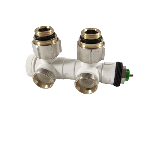 HM Heizkoerper Multiblock Eck | mit Thermostateinsatz rechts | www.klimaworld.com