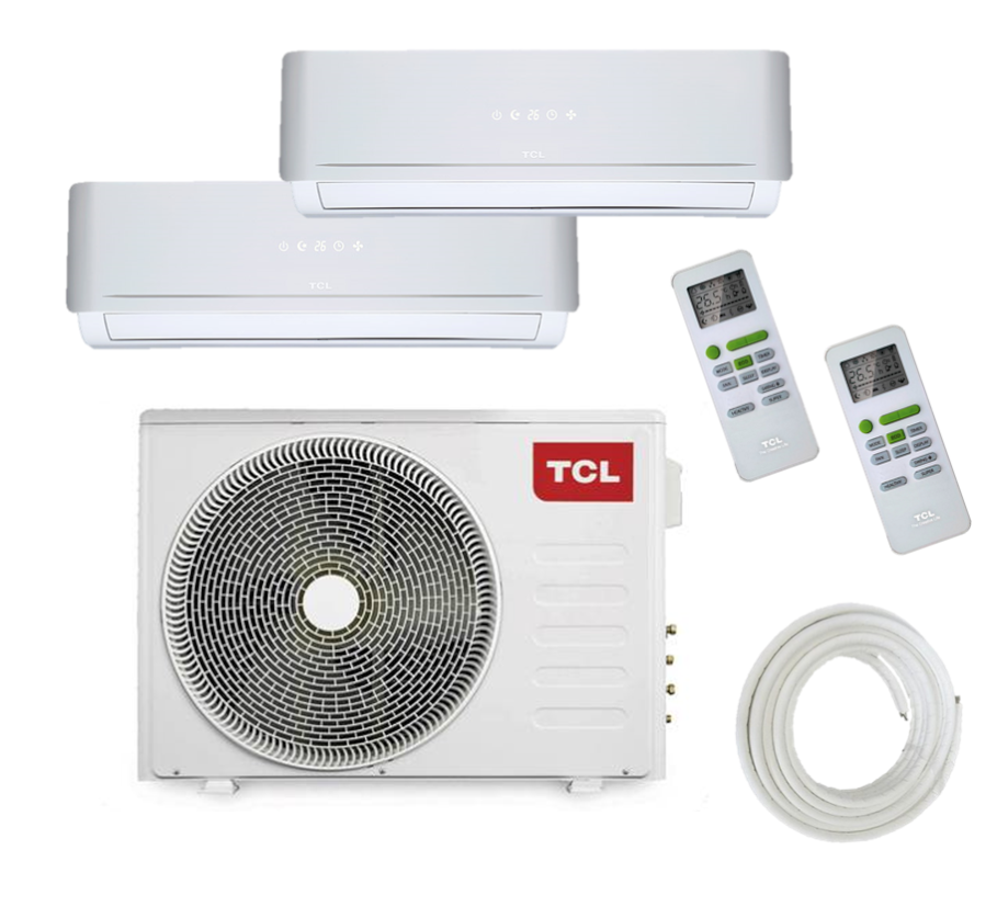 TCL Inverter-Multisplit-Klimaanlage | FMA Duo | 2 x 2,5 kW | 18000 BTU