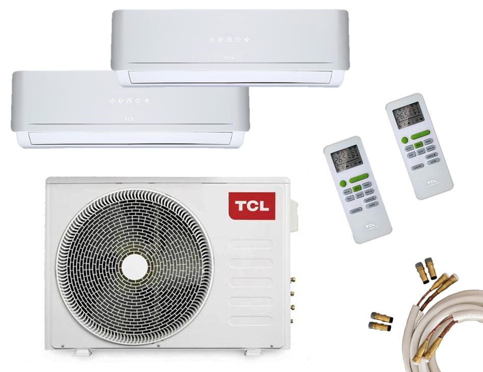 TCL Multisplit Klimaanlage | FMA Duo | 2x2,5kW | 18000 BTU