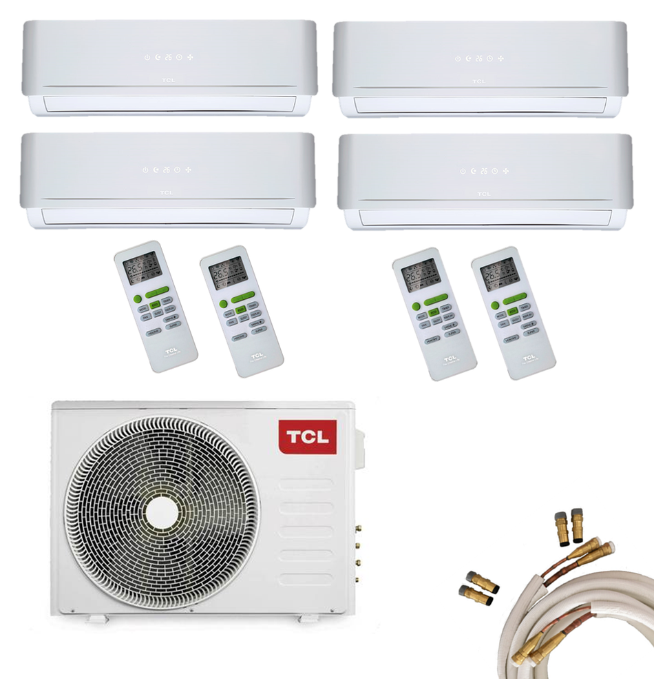 TCL Multisplit-Set Quick-Connect | FMA Quattro | 4 x 2,2kW | 30000 BTU