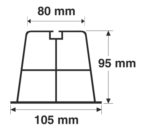 Bodenkonsole Maße Querschnitt