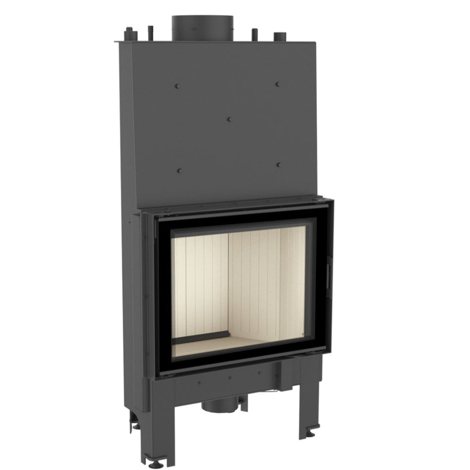 Wasserführender Kamineinsatz Kratki Nadia PW 10 mit Klapptür 12kW