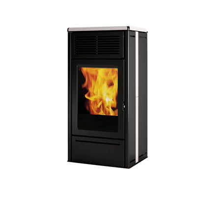 Edilkamin Pelletofen Nara2 Plus Up Keramik weiß