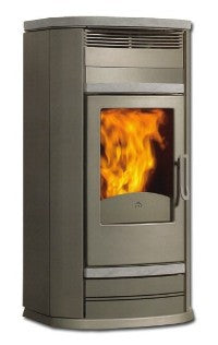 Pelletskaminofen wasserführend Norma 14 Edilkamin Naturstein