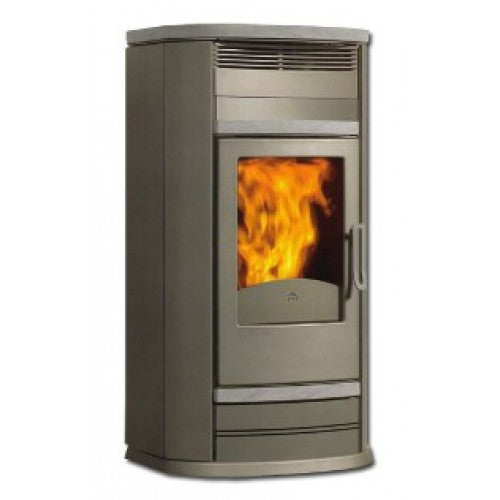 Pelletskaminofen wasserführend Norma 14 Edilkamin Naturstein