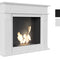 Kratki Biokamin November inkl. MDF-Verkleidung in weiß oder schwarz