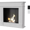 Kratki Biokamin November P inkl. MDF-Verkleidung in weiß oder schwarz