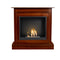 Aflamo Bio-Kamin | Vigo Classic mit Einsatz Bio 60 | walnuss