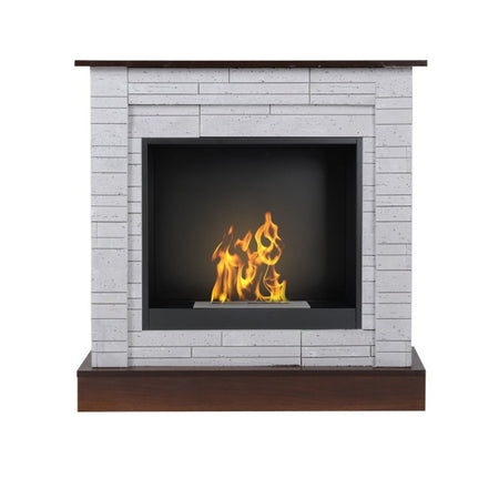 Aflamo Bio-Kamin | Vigo Stone mit Einsatz Bio 60