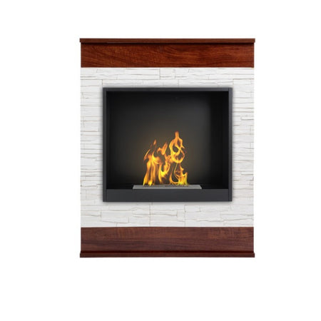 Aflamo Bio-Kamin | Smart Stone mit Einsatz Bio 40