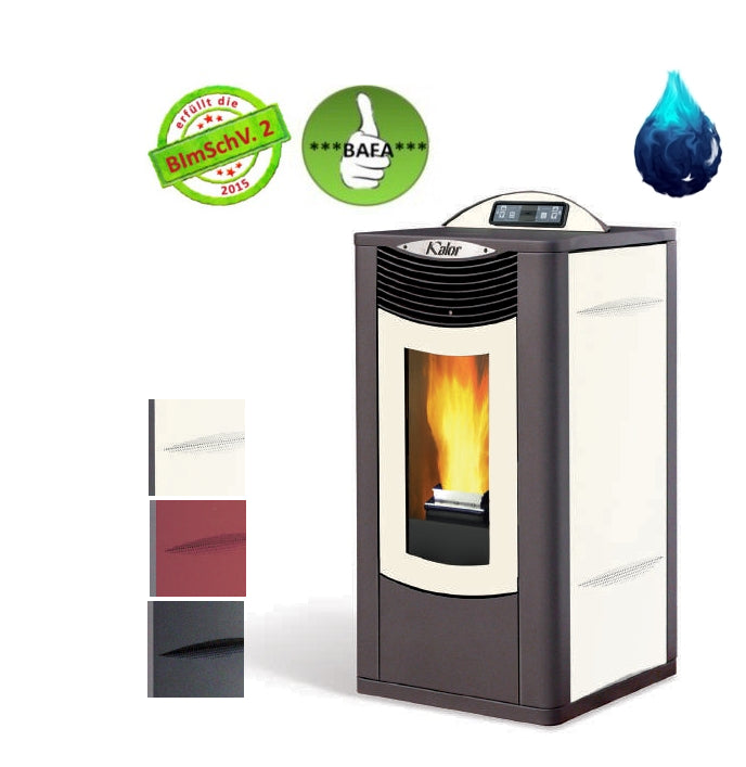 KALOR Pelletkaminofen NUX Idro Line Marta 20 mit 19 kW