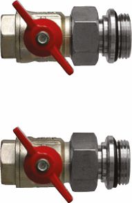 Buderus Kugelhahn-Set