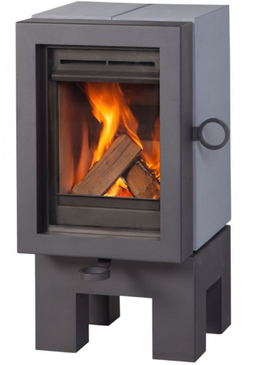 OAK Stahlverkleidung grau, Stahlfuss