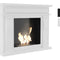 Kratki Biokamin October inkl. MDF-Verkleidung in weiß oder schwarz