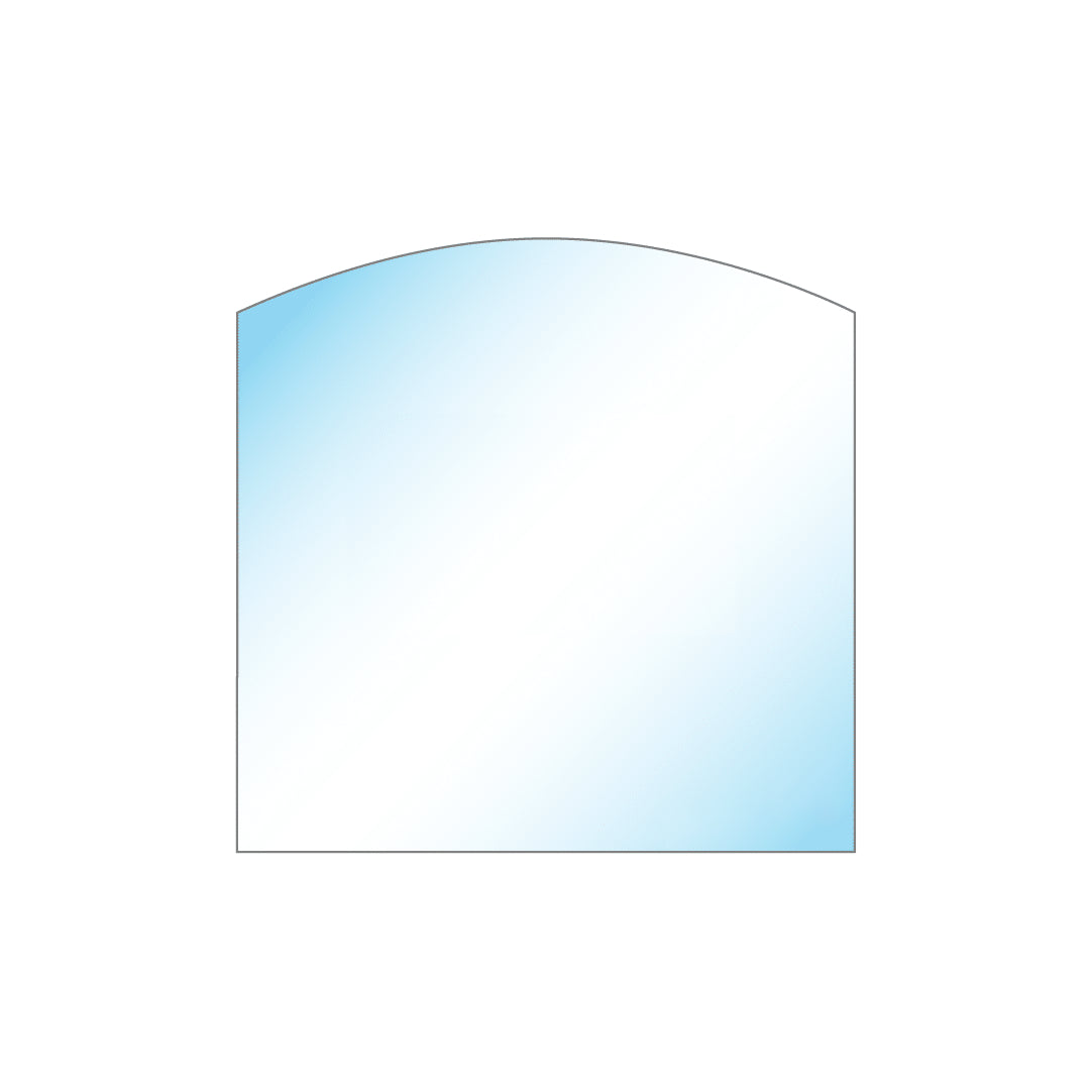Segmentbogen G31 Funkenschutzplatte - Glasplatte ESG | 1200 x 1200 mm