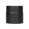 Jeremias Ofenrohr Längenelement | 150mm+Kondensatring schwarz | Ø130mm