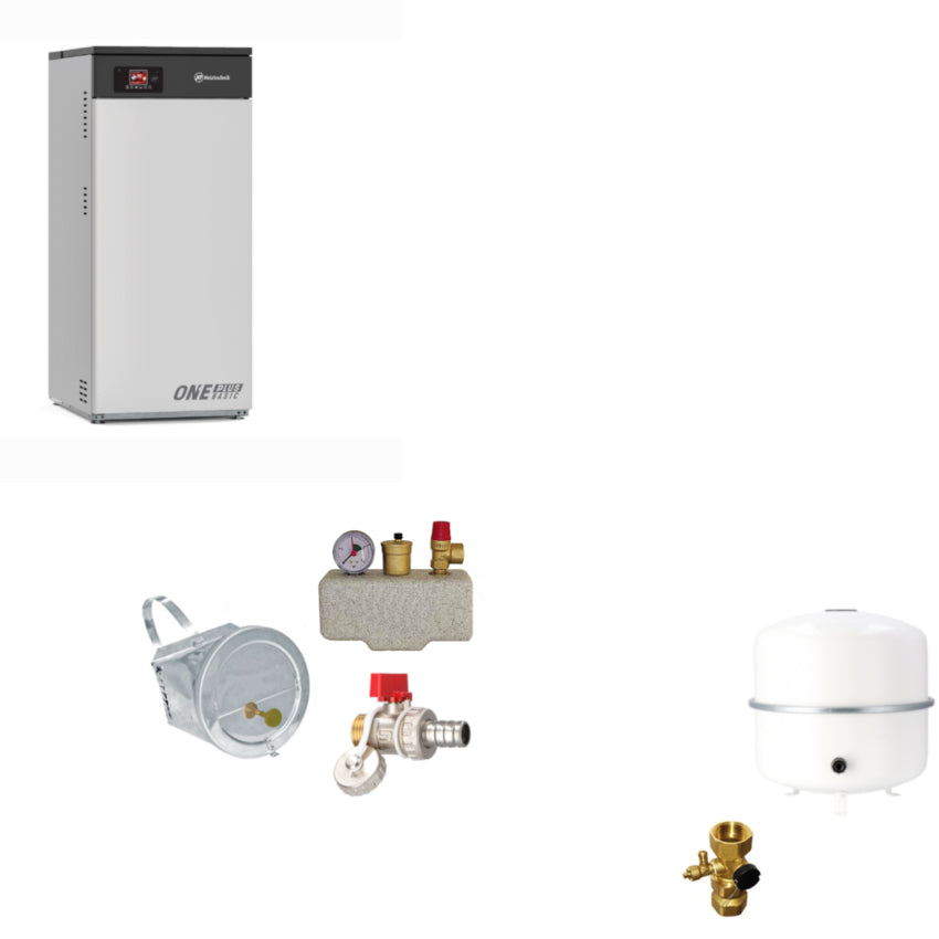 HT Heiztechnik Pelletkessel | One Plus Basic 11 | 11 kW | Komplettset 1 | Klimaworld