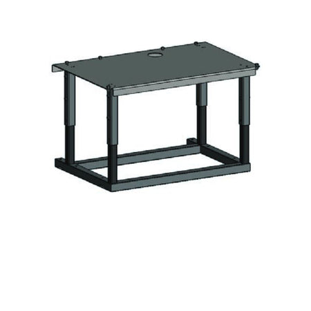 Montagegestell für Installation als geschlossener Feuerraum