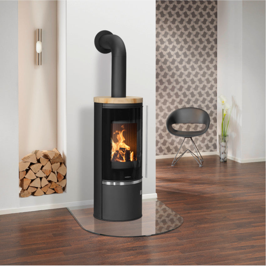 ORANIER | Arena Stahl Schwarz | Abdeckplatte Stahl Schwarz | Klimaworld