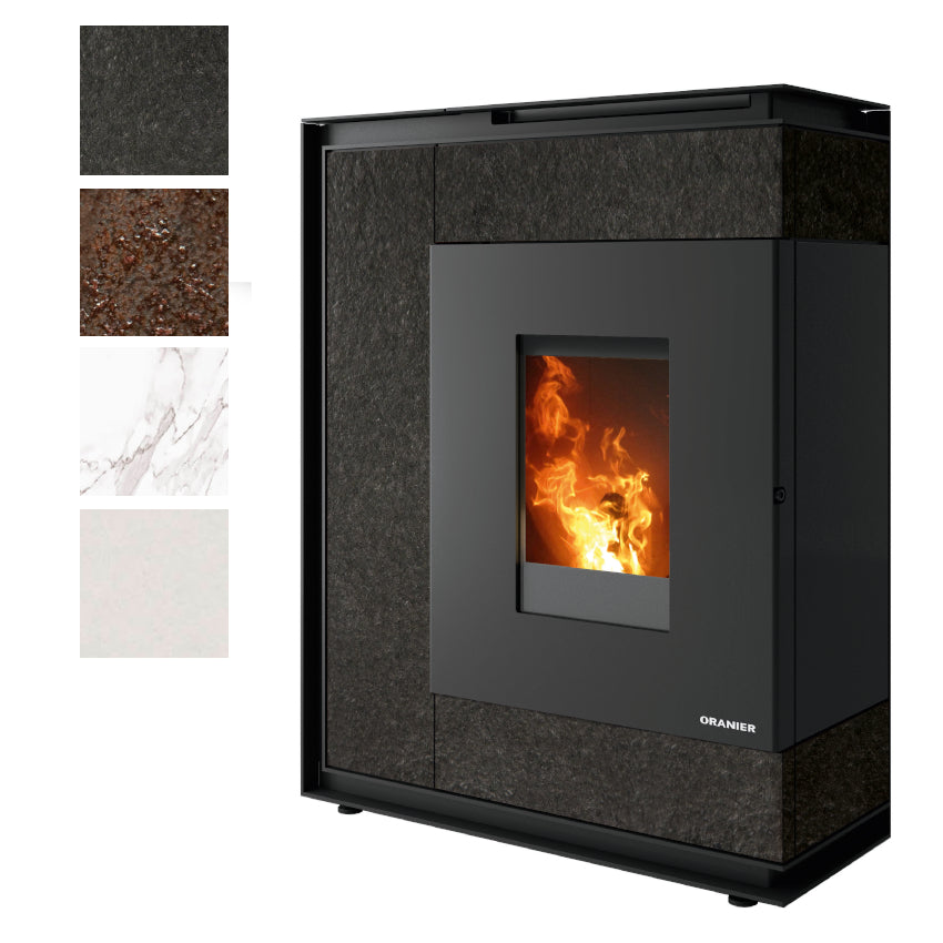 Oranier Pelletofen Boreas Aqua Farbwahl | klimaworld.com