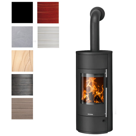Oranier Kaminofen Polar Neo Aqua Stahl Schwarz, Farbwahl | klimaworld.com