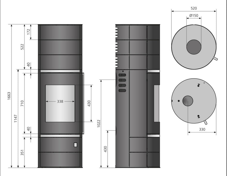 Oranier E-Blok für Ostro