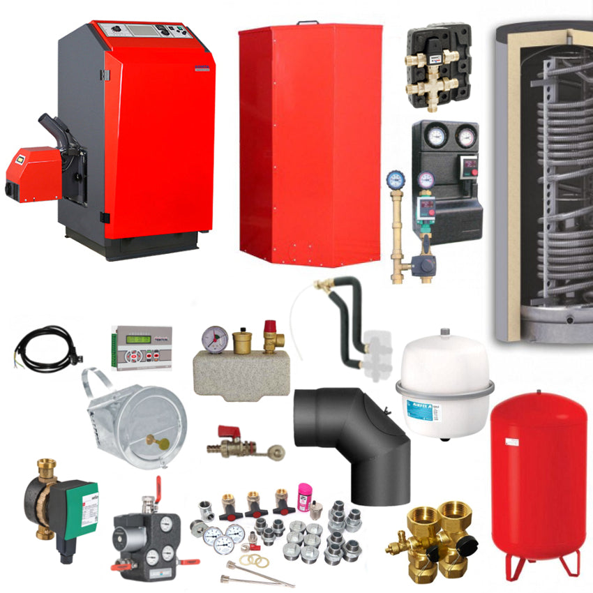 Pelletkessel Atmos P25 | A25 Brenner+Förderschnecke Komplettset 5 | klimaworld.com