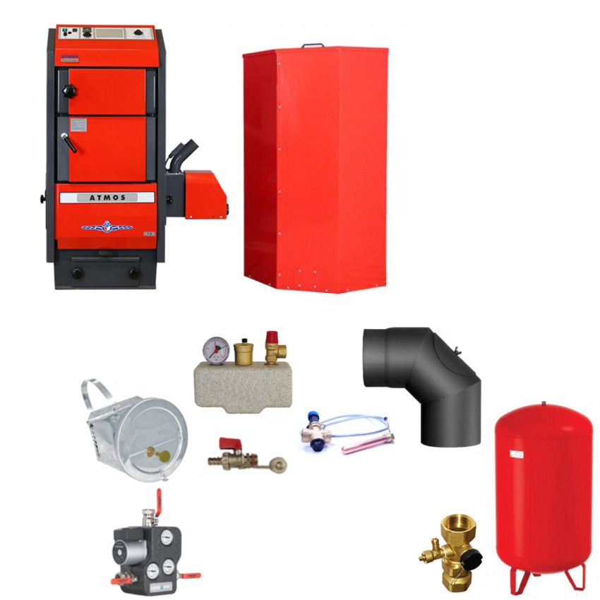 Atmos P50 Pelletkessel Komplettset 1 | klimaworld.com