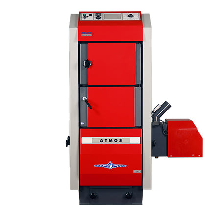 Atmos Pelletkessel P80 inkl. Brenner A85 und Förderschnecke 4,0 m
