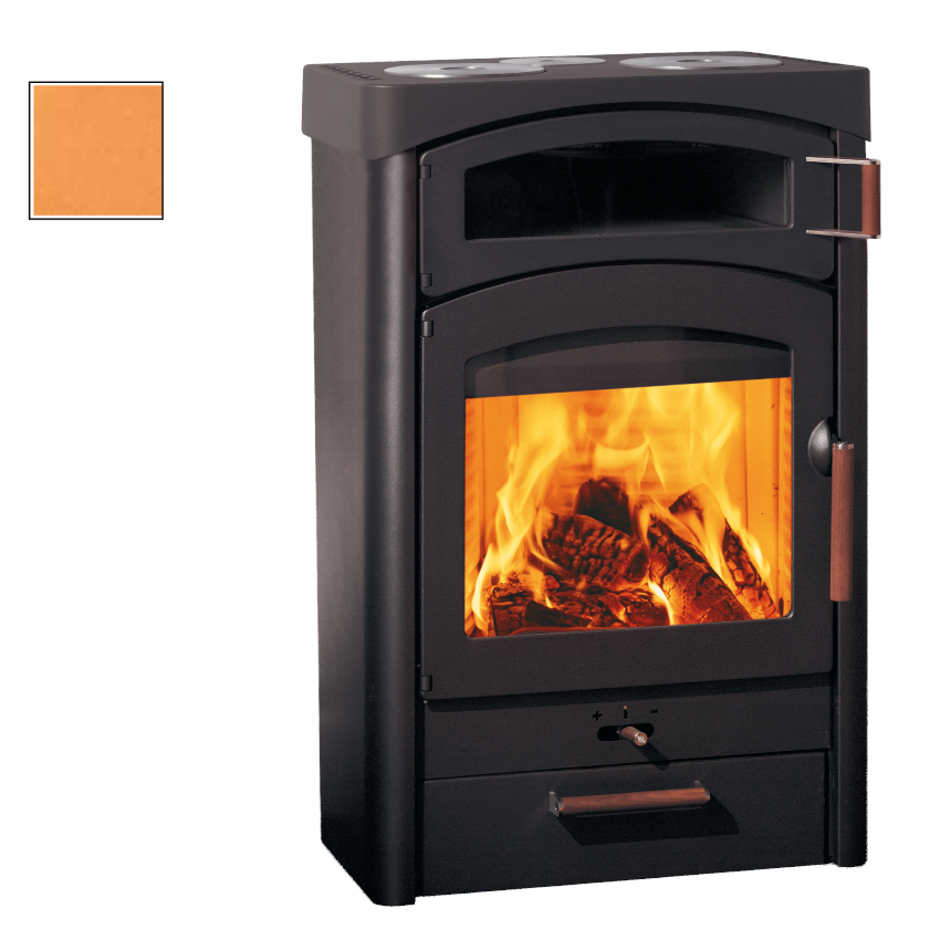 Austroflamm Kaminofen Pallas Back Keramikverkleidung - Feuer | klimaworld.com