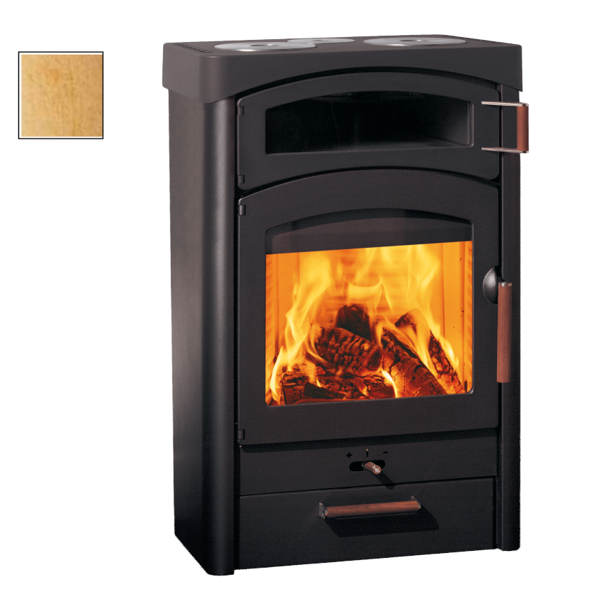 Austroflamm Kaminofen Pallas Back Keramikverkleidung - Hanf | klimaworld.com