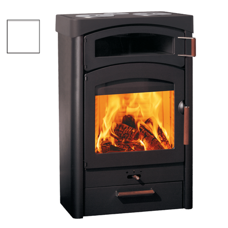 Austroflamm Kaminofen Pallas Back Keramikverkleidung - Schmelzweiß | klimaworld.com