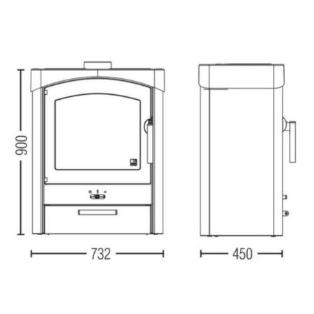 Pallas Stahl | Maße